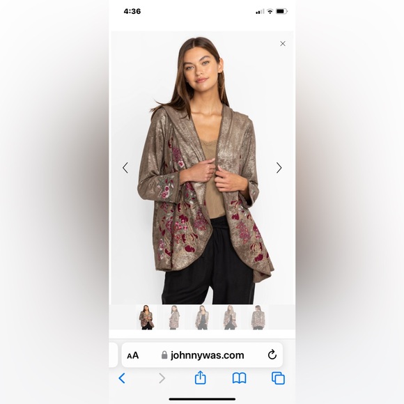 Johnny Was Embroidered Women's Jacket NWT - Picture 4 of 9